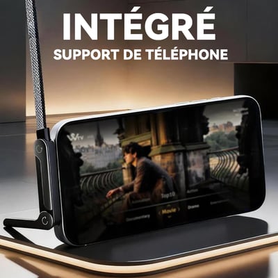 ⚡Câble chargeur invisible 2 en 1 – Recharge rapide, support pour téléphone intégré