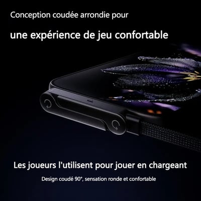⚡Câble chargeur invisible 2 en 1 – Recharge rapide, support pour téléphone intégré